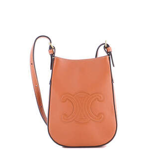 Celine Heloise Phone Pouch Leather #201079C13B